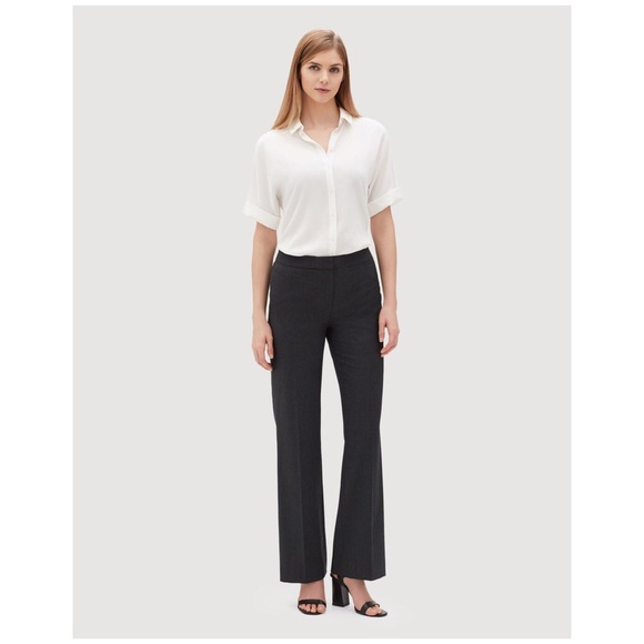 Lafayette 148 New York Pants - Lafayette 148 • charcoal gray menswear pants
